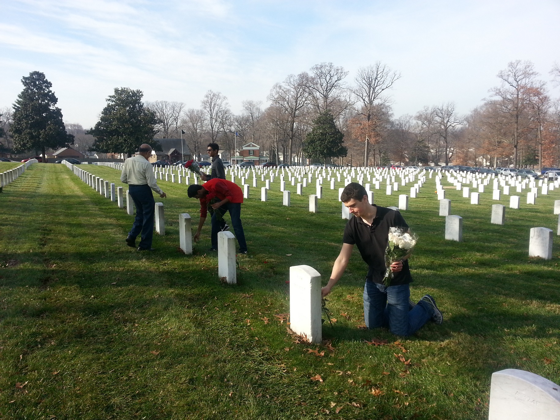 SAMFSN Team at Wreaths of America at Baltimore National Cemetery