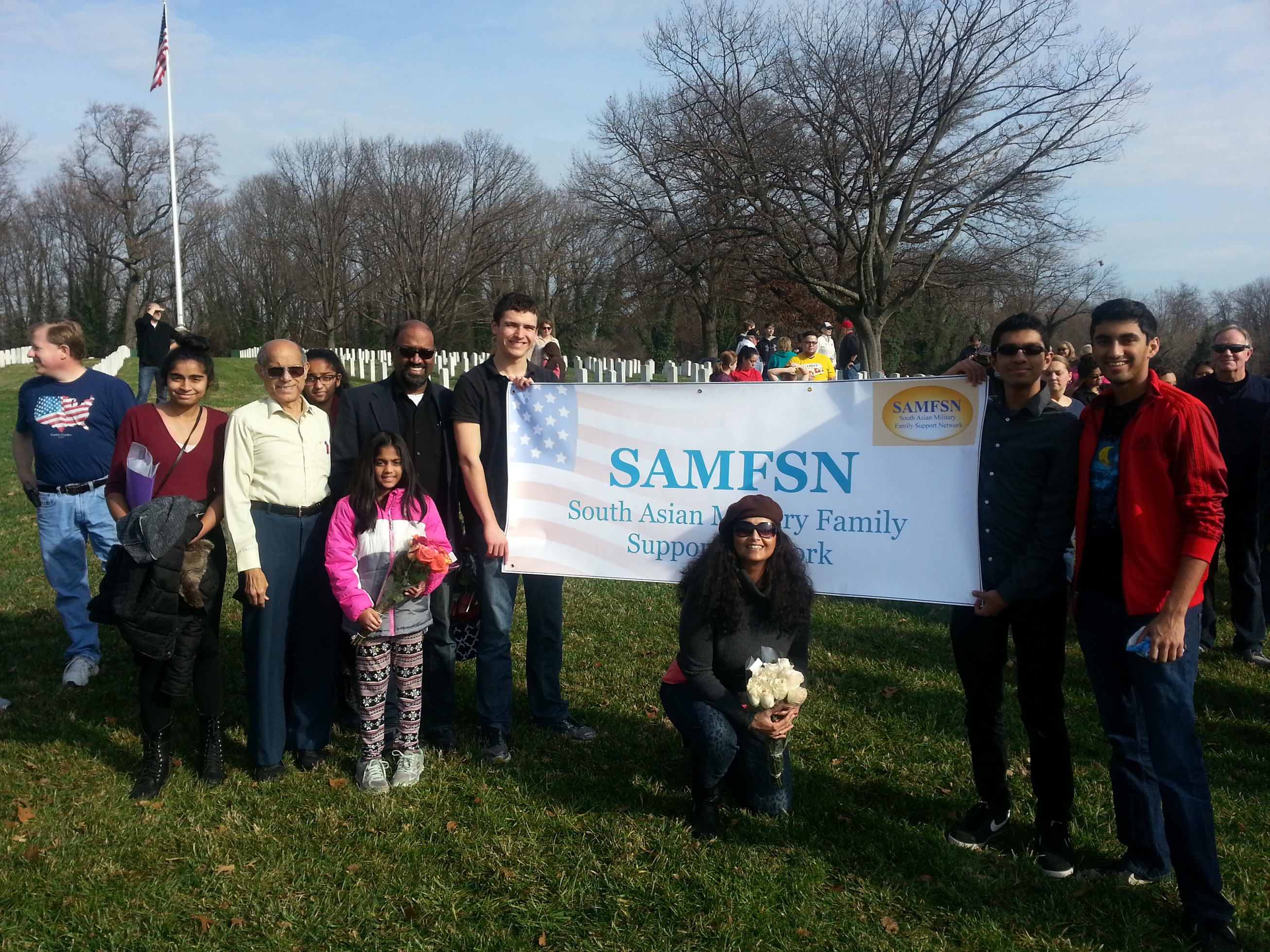 SAMFSN Team at Wreaths of America